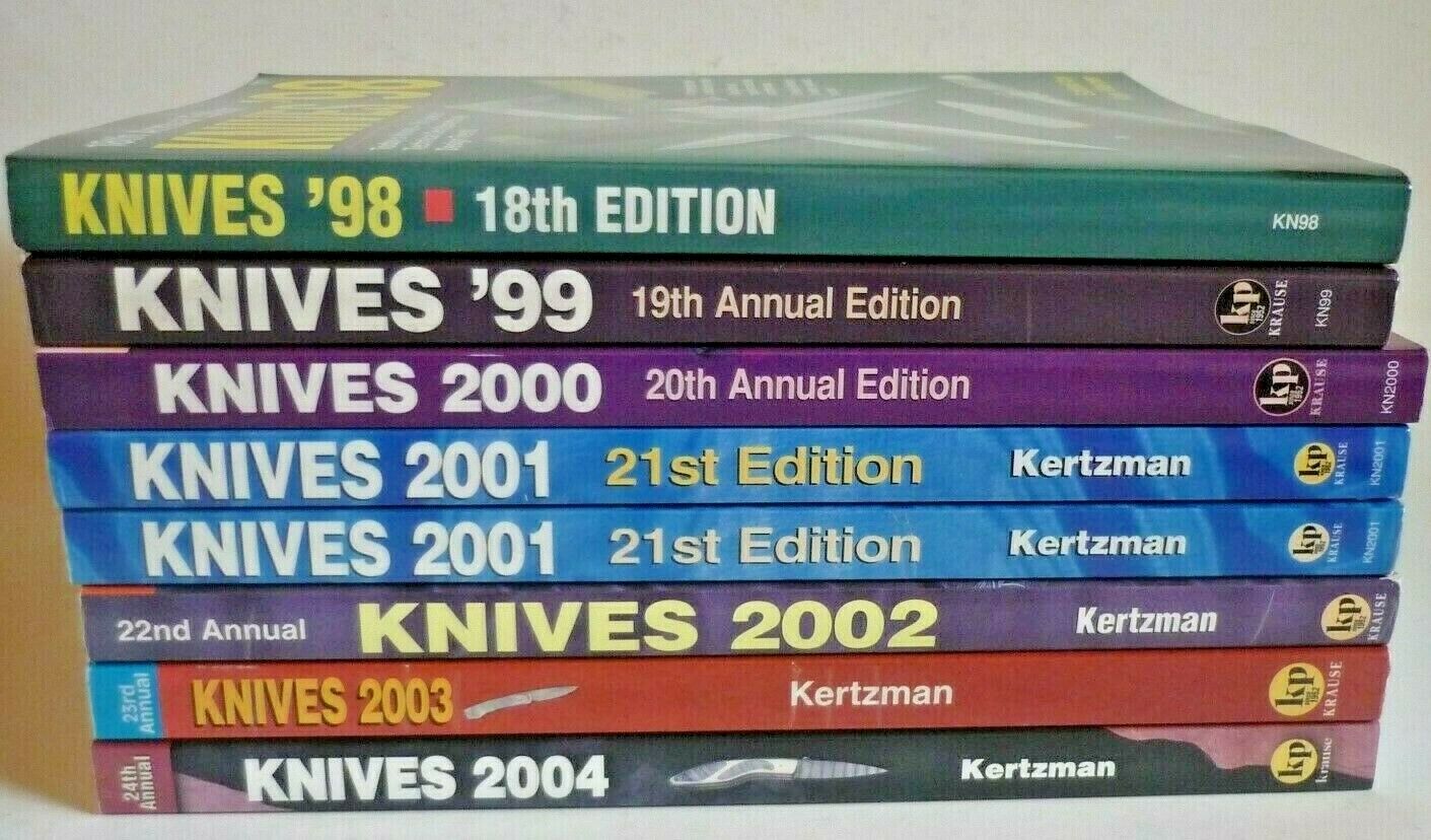 Knives '98 '99 2000 '01 '02 '03 Or '04 Book, By Ken Warner, Joe Kertzman Choice
