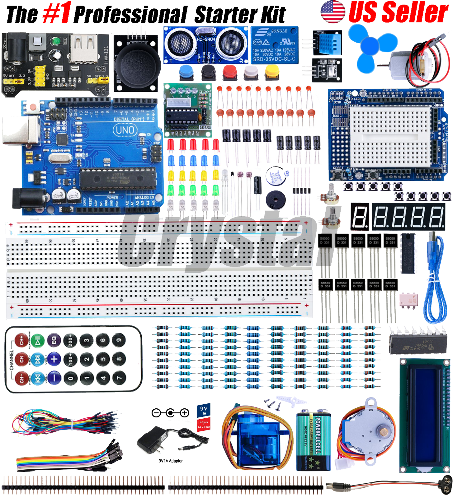 Uno Professional Starter Kit With Tutorial And Uno R3 Compatible With Arduino