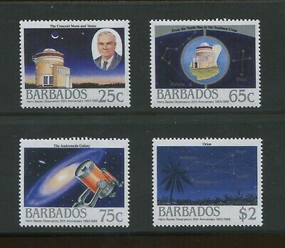 1988 Barbados Postage Stamps #735-738 Mint Set - Harry Bayley Obsveratory