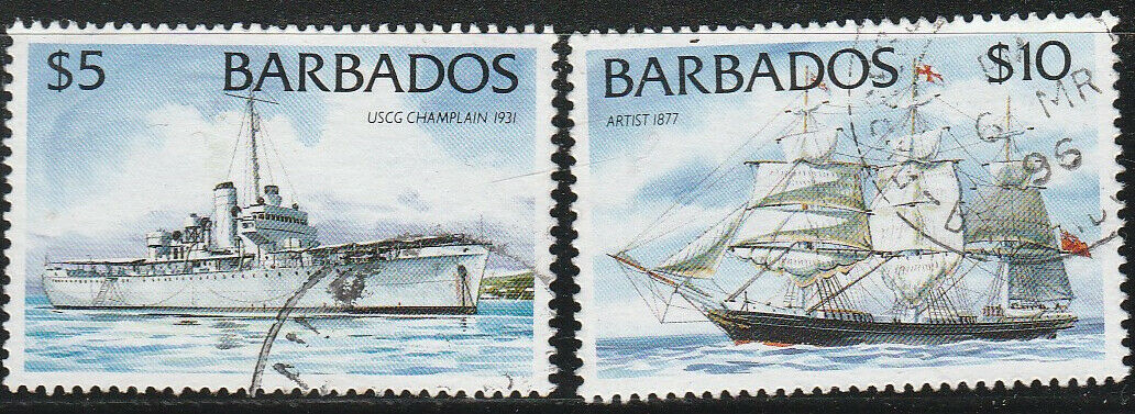 Classic Barbados Stamps #884-885 Used High Catalogue