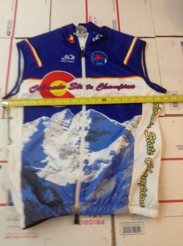 Pactimo Size Small S Cycling Wind Vest Colorado Champ (3900-24)