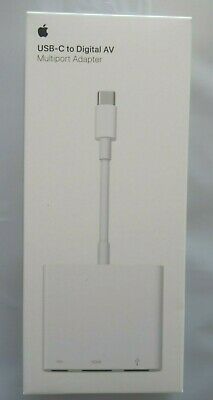 Genuine Apple Usb-c Digital Av Multiport Adapter Muf82am/a (4k Version) - New