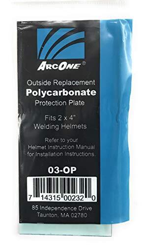 Arcone 03-op Clear Polycarbonate Protection Plate For 2 X 4 Helmets (040" Thi...