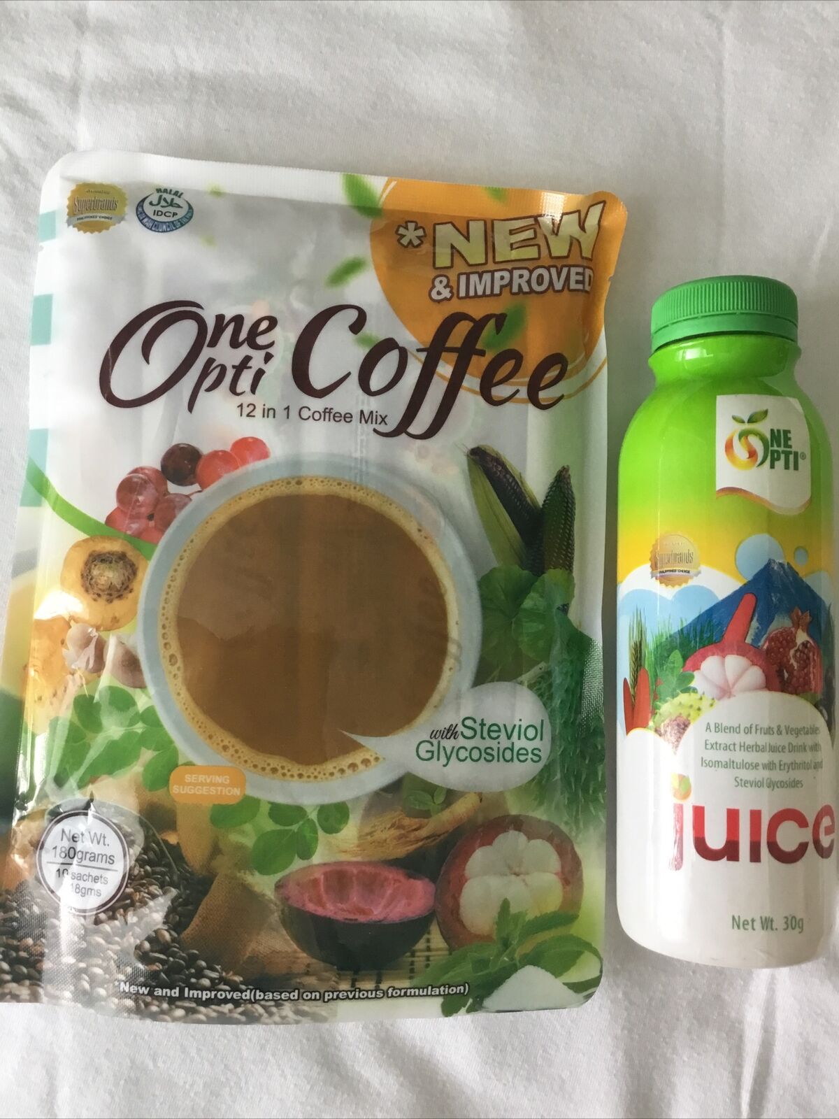 One Opti Juice & Coffee Combo With Free Shipping