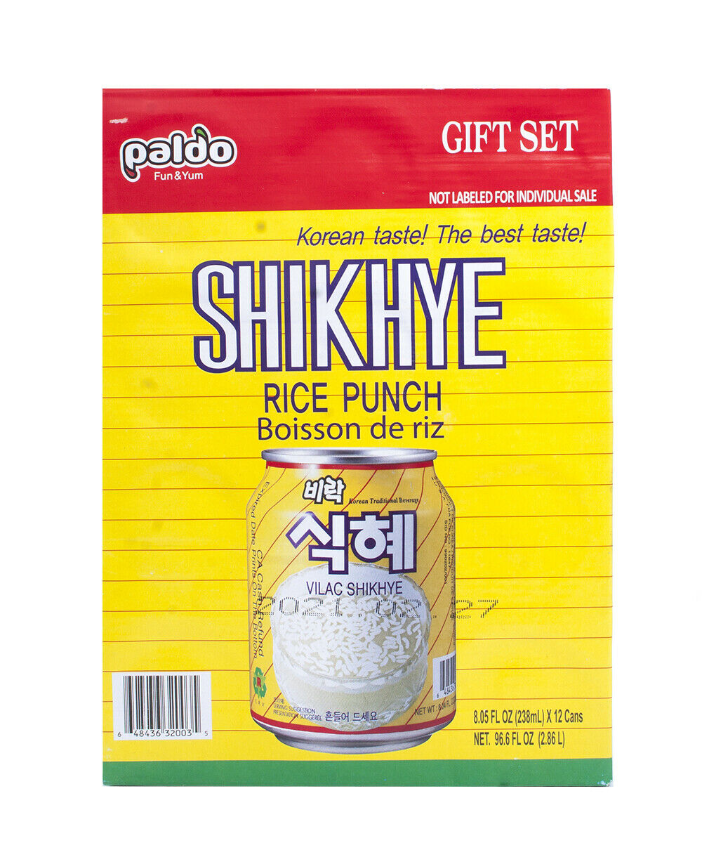 12 Pack]paldo Rice Punch Vilac Shikhye 8.05oz X 12 Cans