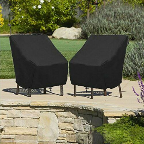 Waterproof Chair Cover High Back Outdoor Patio Garden Furniture Storage Covers