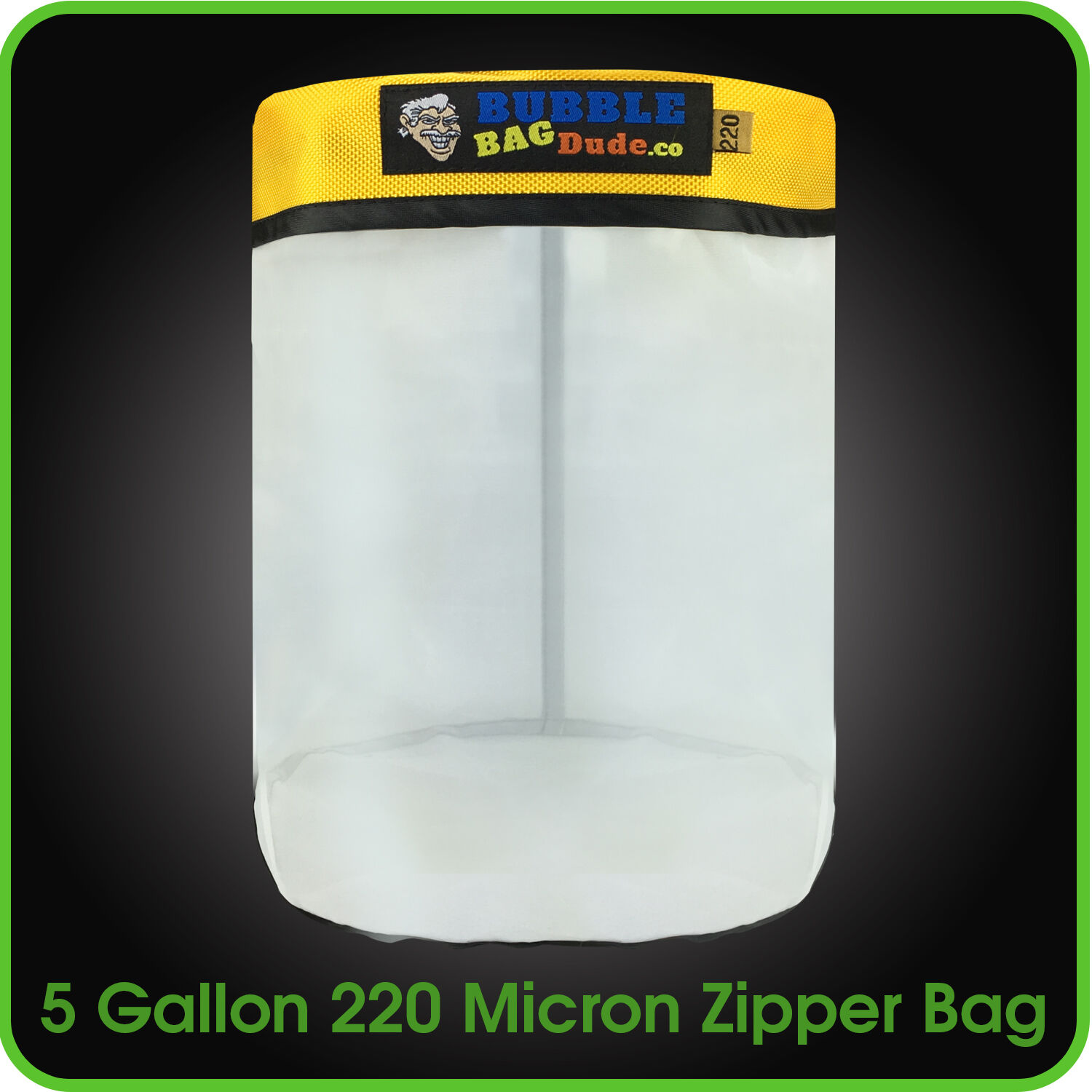 220 Micron 5gal Zipper Bag Bubble Ice Now Magic Bag Washing Machine